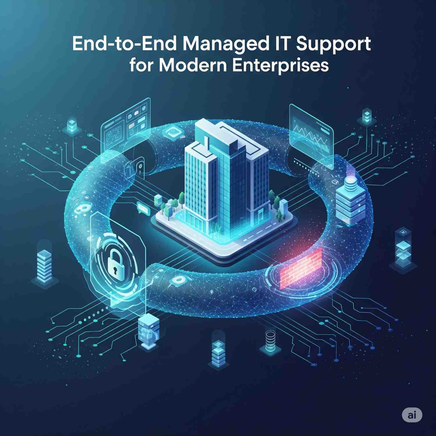 High-performance workstation setup with multiple monitors displaying design software and development environments