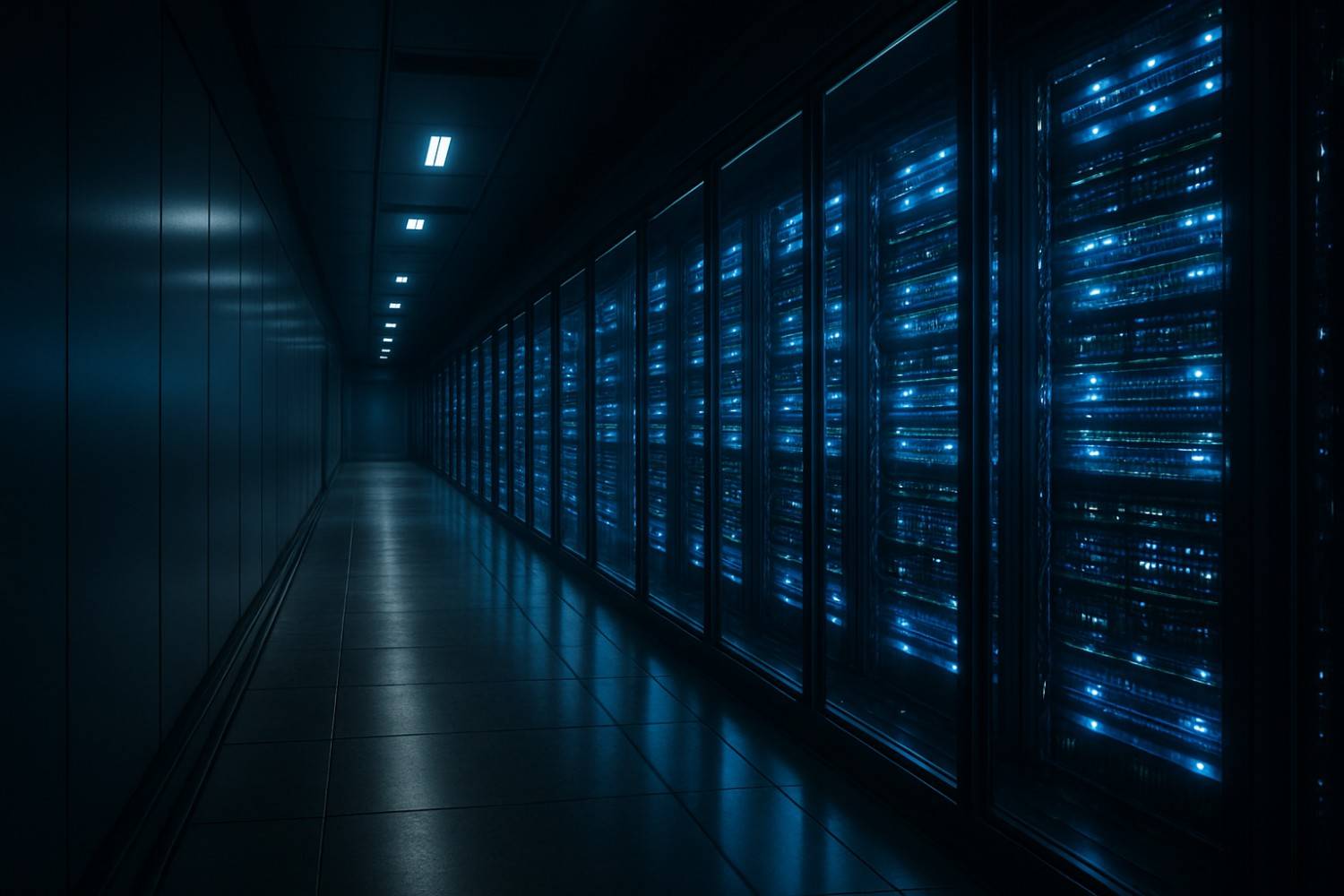 Enterprise Storage Infrastructure - Secure data center with modern server equipment